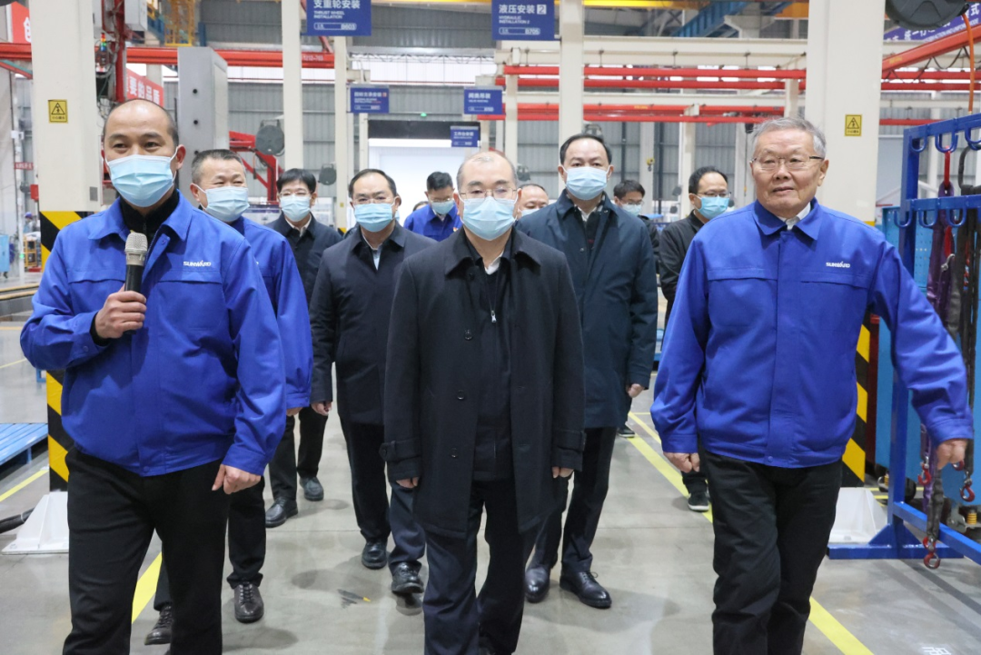 朱国贤调研山河智能:在推动高质量发展上闯出新路子