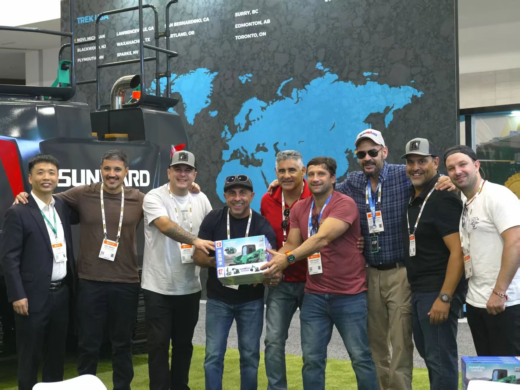 2026美国拉展圆满收官,山河智能高端定制再获认可!